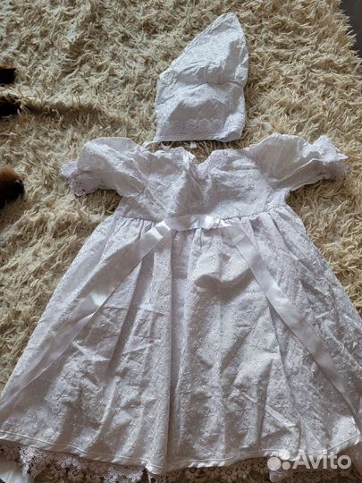 Крестильный набор для девочки новый