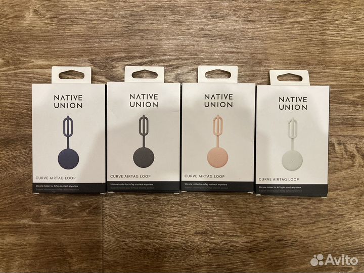 Чехол-брелок Native Union Curve Airtag Loop