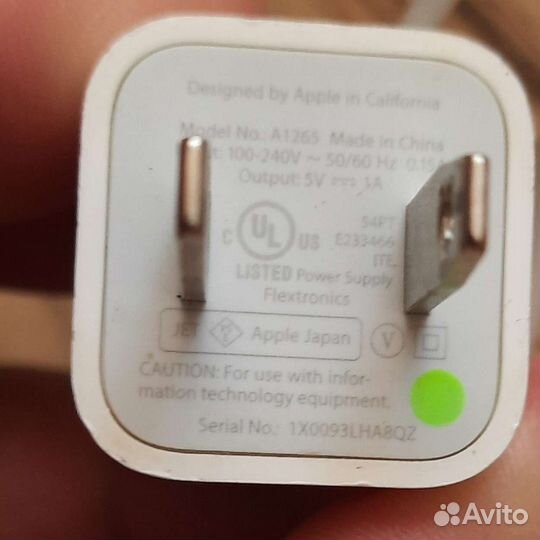 Адаптер переходник Apple на Американскую вилку