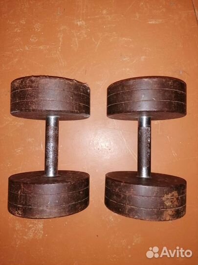 Гантели бу 21.5 кг