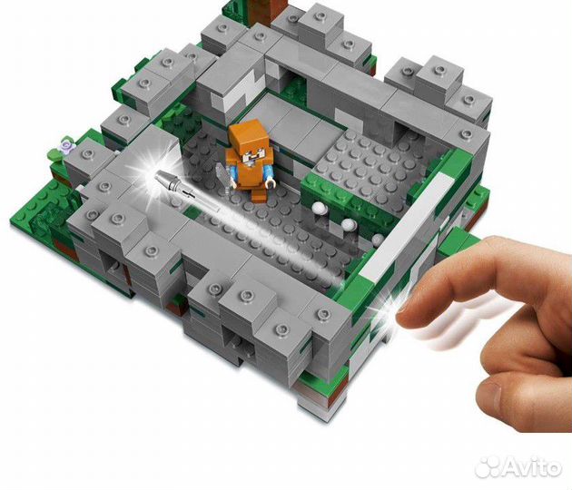 Конструктор Храм в джунглях Micro World Майнкрафт