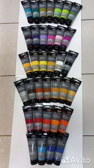 Акриловые краски художественные 40 цветов