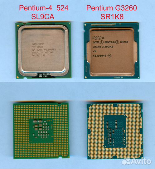 Процессоры Intel Socket LGA775, LGA1150