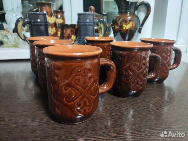 Кружки из глины