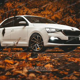 Литые диски R17 на Skoda Rapid. Новые диски