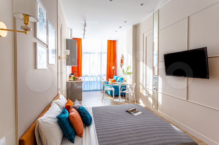 Апартаменты-студия, 30 м², 4/6 эт.