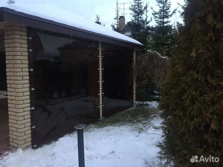 Мягкие окна безрамное остекление