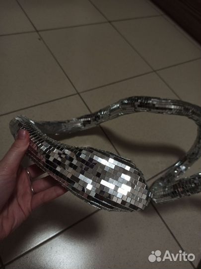 Зеркальная змея для фотосессии для мероприятия