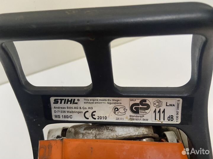 Бензопила Stihl MS 180(Ам5309)