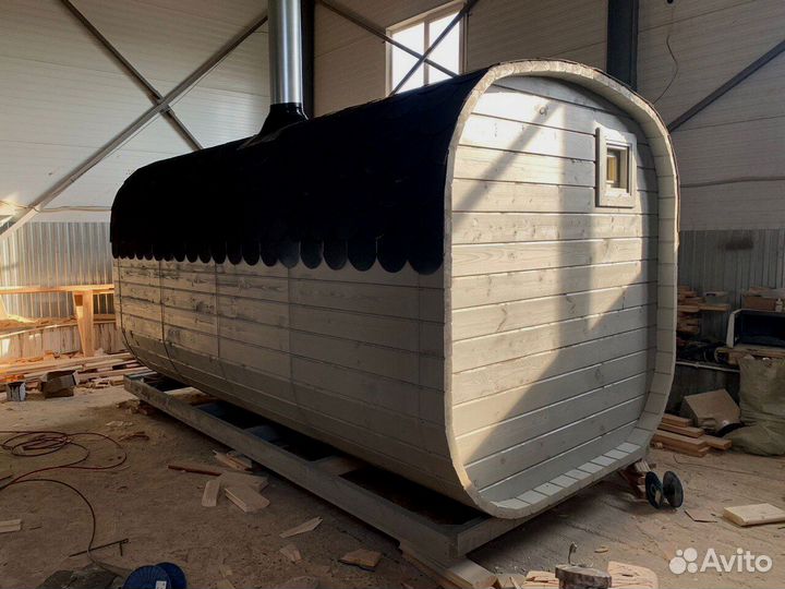 Баня-бочка с доставкой