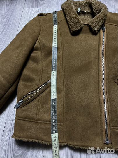 Дубленка авиатор женская