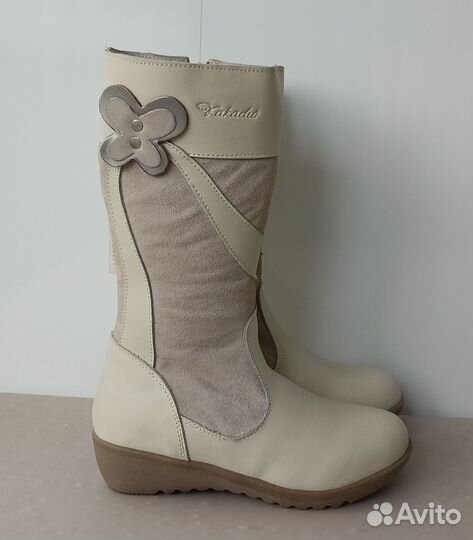 Сапоги Какаду бежевые
