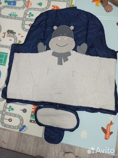 Зимний конверт в коляску Leader kids