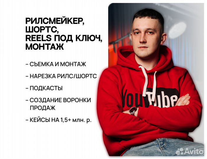 Контентмейкер, рилс / шортс / подкаст