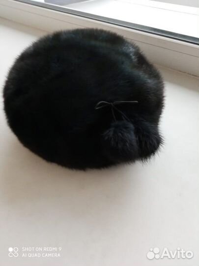 Берет женский норковый