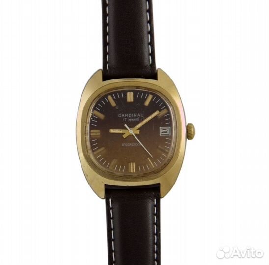 Механические часы СССР Cardinal