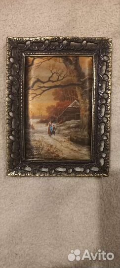 Шелкография в бронзе