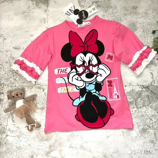 Платье-туника на девочку Minnie Новое