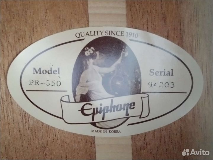 Epiphone PR-350 акустическая гитара