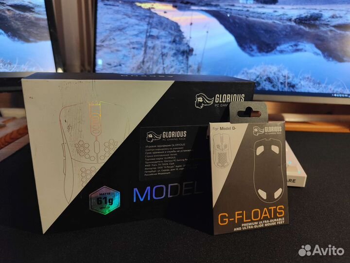 Игровая мышь Glorious model d minus + g-floats