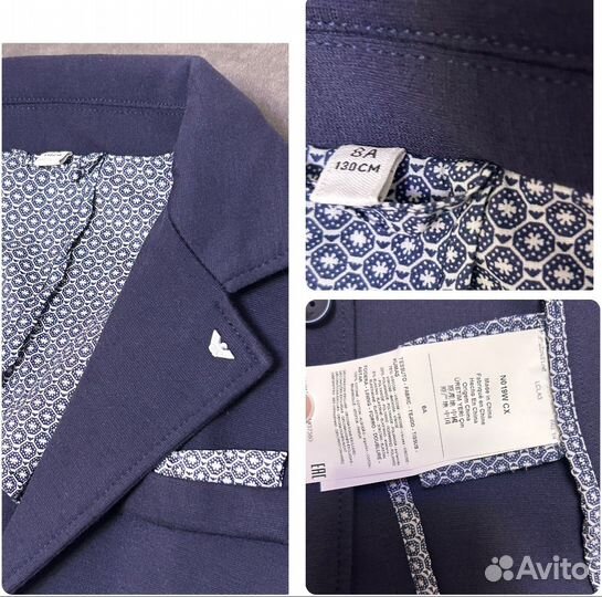 Пиджак жакет Armani Junior оригинал 4года 8 лет