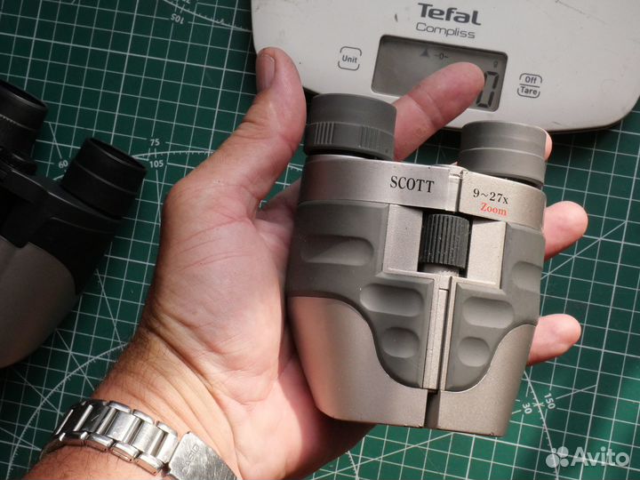 Бинокль зум, kenko 9x-27x Япония, б\у