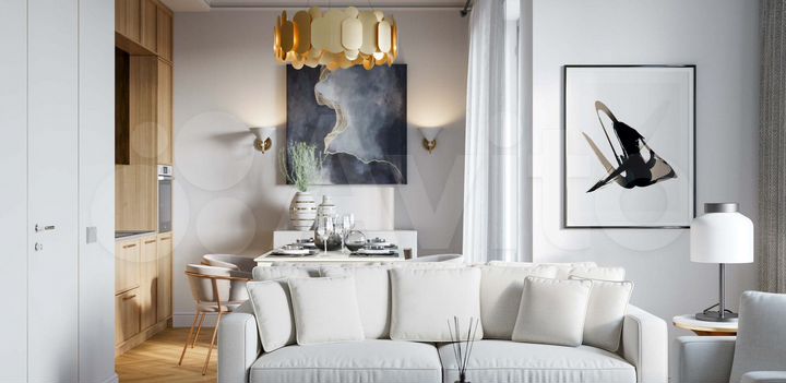 1-к. квартира, 46 м², 5/47 эт.