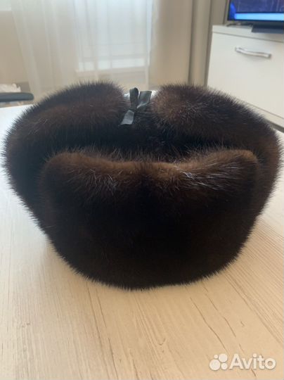Норковая шапка мужская