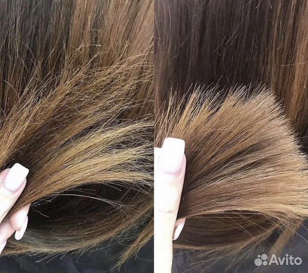 Полировка волос +подравнивание+уход маслами