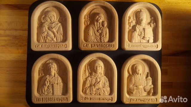 Деревянные резные иконы