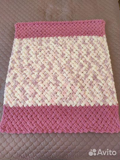 Плед детский плюшевый