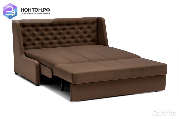 Диван аккордеон Вернисаж коричневый