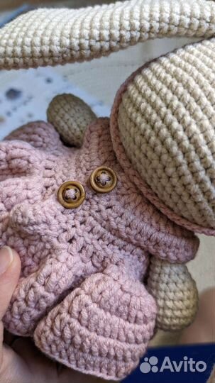 Зайка (вязанная игрушка), подарочный набор