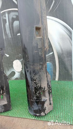 Накладки порогов на Opel Vectra C