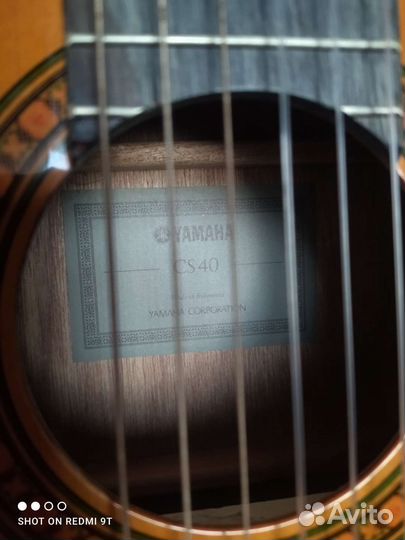 Классическая гитара yamaha cs40 3/4