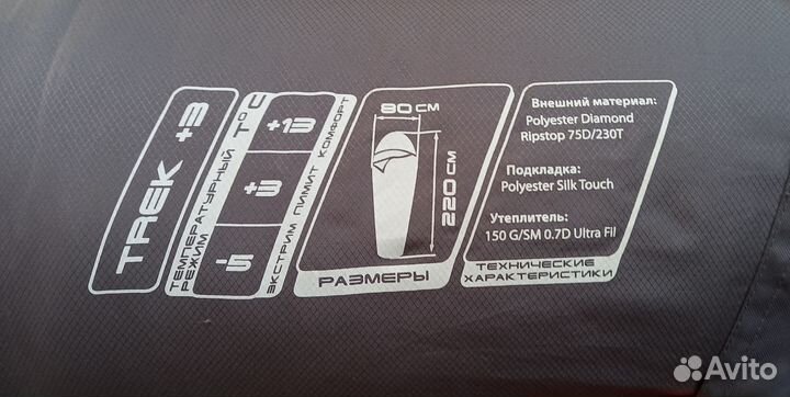 Новый спальный мешок nordway