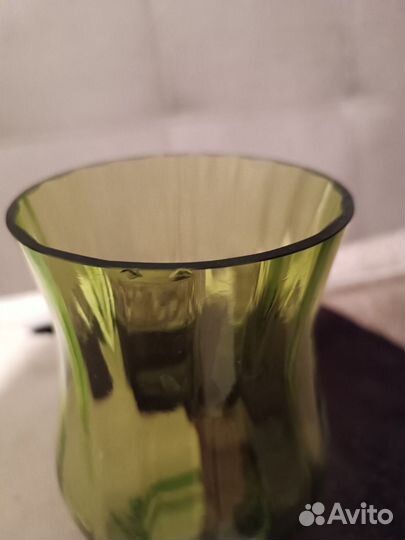 Ваза цветное стекло СССР