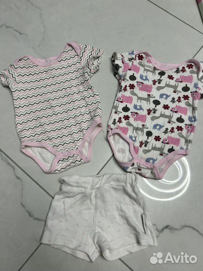 Вещи пакетом на девочку 68 74