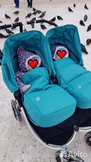 Bumbleride Indi twin 2 в 1