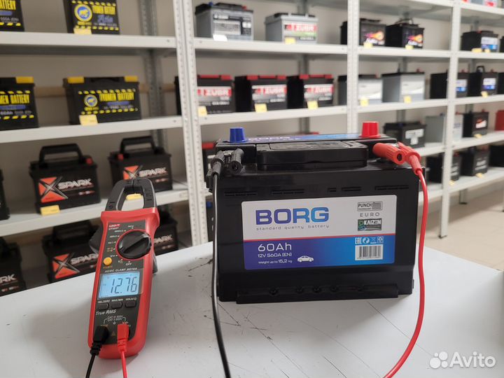 Аккумулятор borg standart 60Ah о.п. 580A LB2L низк