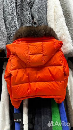 Пуховик с натуральным мехом