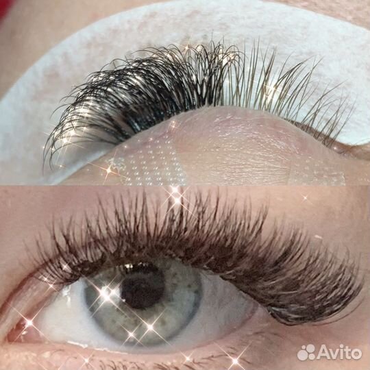 Наращивание ресниц на дому