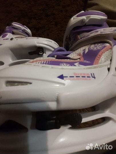 Раздвижные коньки новые