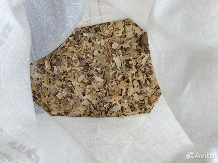 Перепелиный помёт с опилками
