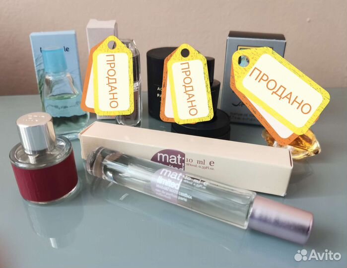 Миниатюры парфюмерии