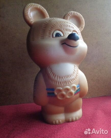 Резиновая игрушка. Талисман. Олимпийский мишка