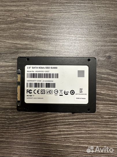 Твердотельный накопитель A-Data SU650 256гб