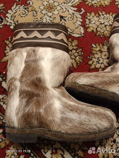 Унты камусы женские, размер 39. . Удобные теплые