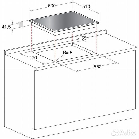 Панель Hotpoint-Ariston ftghg 641 D BK Новая