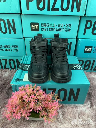 Nike Air Force 1 Gore Tex Black Оригинал (Poizon)